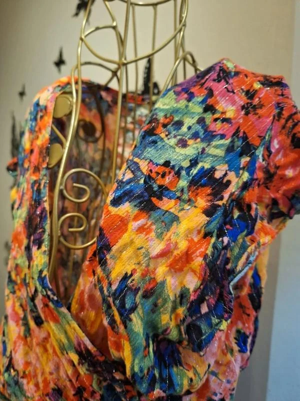 Vestido asimétrico multicolor – photo 2